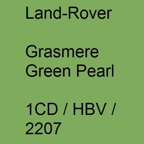 Land-Rover, Grasmere Green Pearl, 1CD / HBV / 2207.